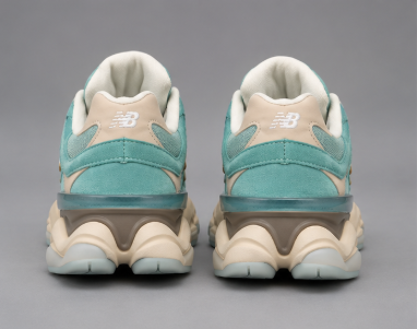 NB 9060 Premium Chunky Sneakers – Mint Green Lifestyle Shoes for Men & Women - Image 3
